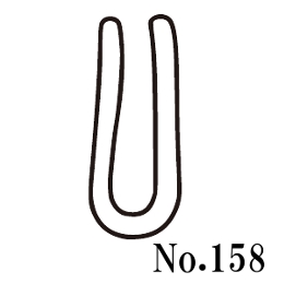篠田ゴム U字形溝ゴム No.158 (50m)