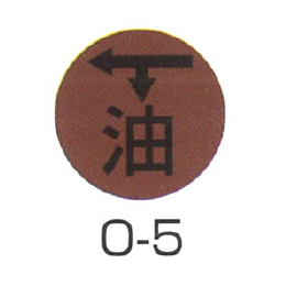 京滋レベル工業 埋設管表示ピン レベルマーク 油用 O-5