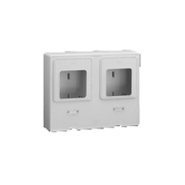 伊藤電気製作所 化粧ボックス 電力量計取付ボックス [1φ3W (3φ3W) 30A 2個用] PMB-312