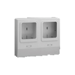 伊藤電気製作所 化粧ボックス 電力量計取付ボックス [1φ3W (3φ3W) ～120A 2個用] PMB-322