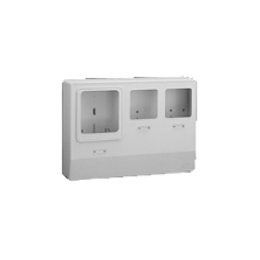 伊藤電気製作所 化粧ボックス 電力量計取付ボックス [1φ3W (3φ3W) ～120A 1個用] PMB-333