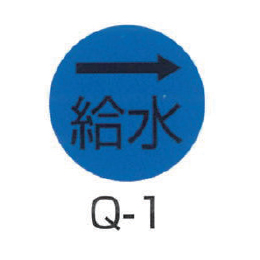 京滋レベル工業 埋設管表示ピン レベルマーク 給水用 Q-1