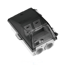 伊藤電気製作所 ファンシーボックス VE14 コンセント付 2口 アース無 SCB-142C
