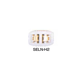 ヘラマンタイトン エンドレスタイ 標準グレード 乳白色 7.6mm幅用ロッキングヘッド SELN-H2 (25個)