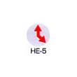 京滋レベル工業 埋設管表示ピン レベルマーク 電気用 HE-5