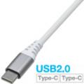 JAPPY USB2.0 PD対応ケーブル 1m (白) JUC-2P1W