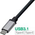 JAPPY USB3.1 PD対応ケーブル 1m (黒) JUC-3P1K