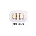 ヘラマンタイトン エンドレスタイ 標準グレード 乳白色 7.6mm幅用ロッキングヘッド SELN-H2 (25個)