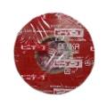 デンカ ビニテープ 19mm幅 20m巻 0.2mm厚 赤色 (10巻)