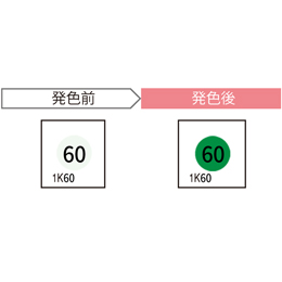 JAPPY サーモカラーセンサー 標準型1温表示タイプ 1K60-JP (20枚入)