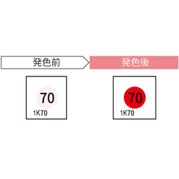 JAPPY サーモカラーセンサー 標準型1温表示タイプ 1K70-JP (20枚入)