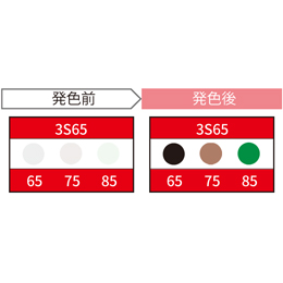 JAPPY サーモカラーセンサー 3温表示タイプ 10℃間隔 3S65-JP (20枚入)