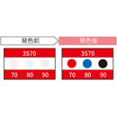 JAPPY サーモカラーセンサー 3温表示タイプ 10℃間隔 3S70-JP (20枚入)