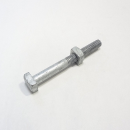ボルト 4分-120mm ナット付 溶融亜鉛メッキ 4-120BN