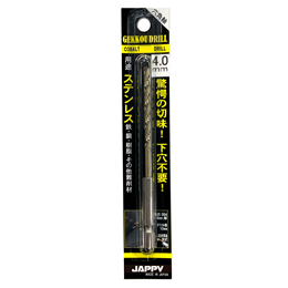 JAPPY  ステンレス用 月光ドリル 径φ4.0mm 全長113mm 6KG-4.0-JP