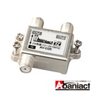 Abaniact 4K8K対応 分配器 1端子間通電仕様 2分配 AV-D2MS-00