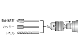 ジェフコム 充電ドリルチャック (1.5〜10.0mm) CH-100