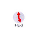 京磁レベル工業 埋設管表示ピン レベルマーク 電気用 HE-6