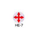 埋設管表示ピン レベルマーク 電気用 HE-7