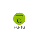 京磁レベル工業 埋設管表示ピン レベルマーク ガス用 HG-16