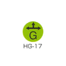 京磁レベル工業 埋設管表示ピン レベルマーク ガス用 HG-17