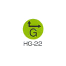 埋設管表示ピン レベルマーク ガス用 HG-22