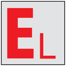 マンホール商会 埋設標用 記号プレート 接地 避雷設備表示 K-EL
