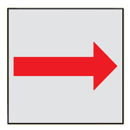 マンホール商会 埋設標用 記号プレート 電力線方向表示 K1-R
