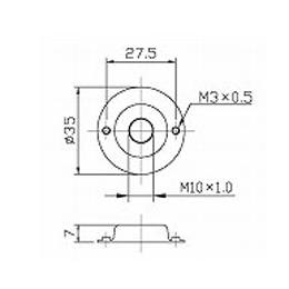 青山電陶 E26ソケット取付金具 K26-03