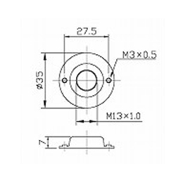 青山電陶 E26ソケット取付金具 K26-04