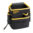 ジェフコム DENSAN 電工腰袋 キャンバスバッグ (内側3丁吊ペンチサック) ND-861