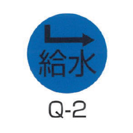 京滋レベル工業 埋設管表示ピン レベルマーク 給水用 Q-2