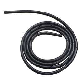KENコーポレーション スパイラルスリーブ 黒 10mm×2m ケース販売品 (50本入)