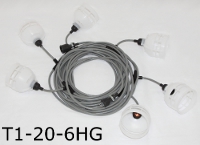 分岐ケーブル 照明・安全灯用 ソフトVCT2.0×2C (20m) T1-20-10H