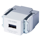 JAPPY 埋込USB給電用 コンセント 白 USB-R3700W-JP