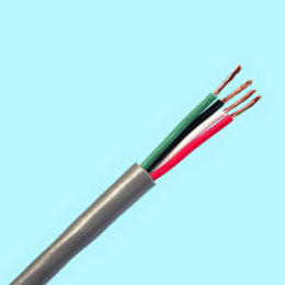伸興電線 ビニルキャブタイヤ丸型コード VCTF 0.5SQ×4心 100m